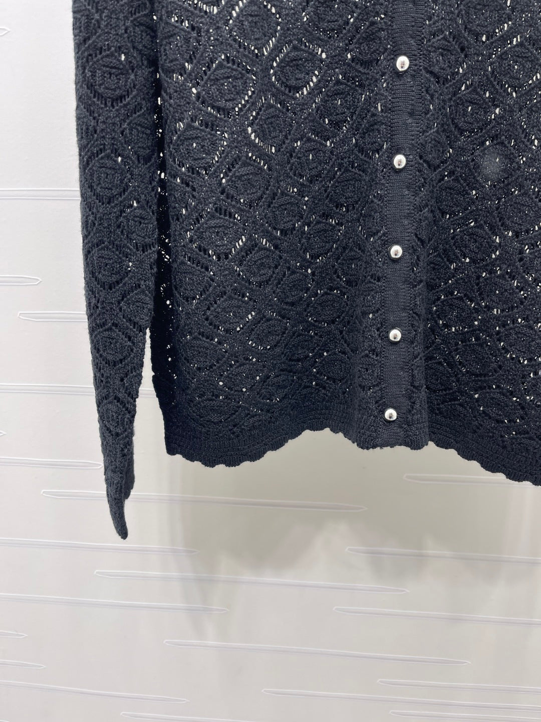 MIUMIU 26S LACE KNIT CARDIGAN 1521