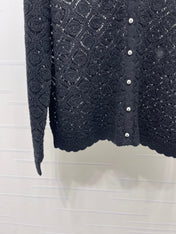 MIUMIU 26S LACE KNIT CARDIGAN 1521