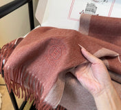 HERMES 26S LONG SCARF 190 IN WOOL 499777