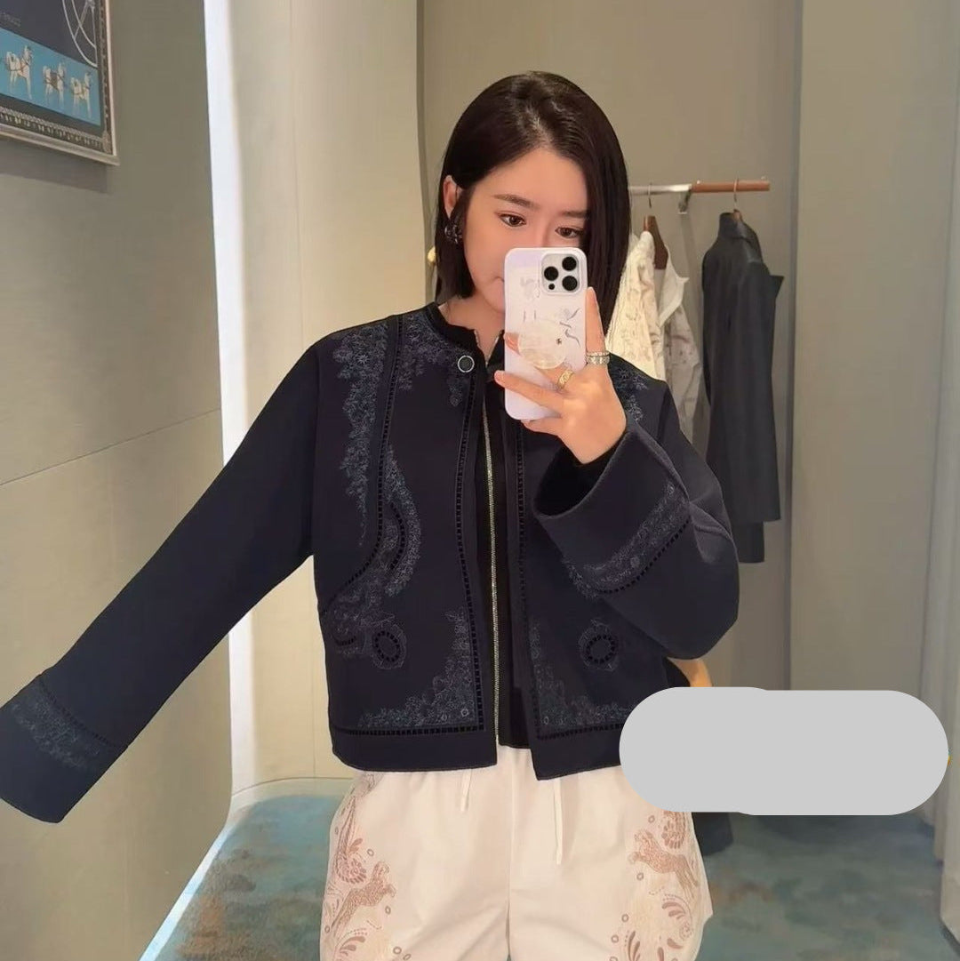 HERMES 25S SHORT CASHMERE COAT 193
