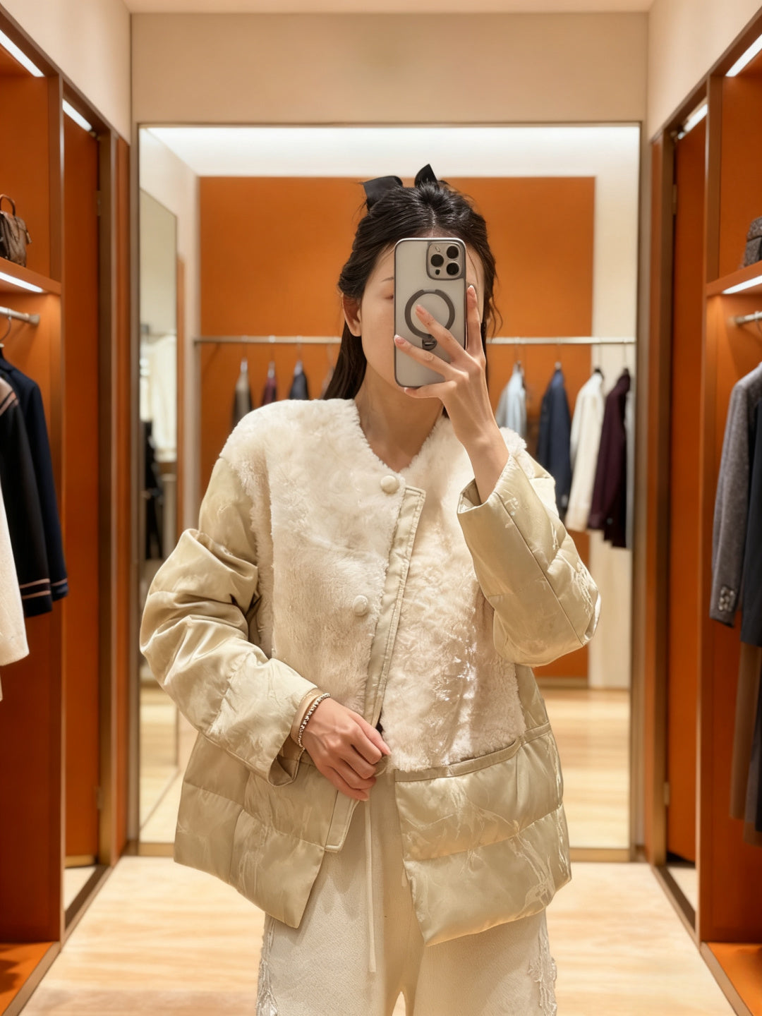 HERMES 25S MINK FUR JACKET 462