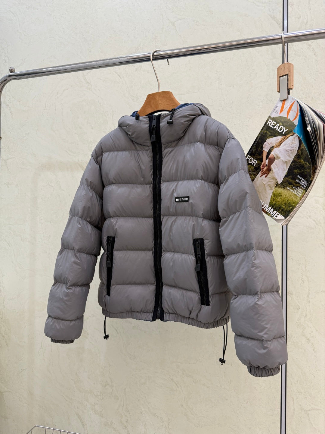 MIUMIU 26S DOWN HOODIE JACKET 1555
