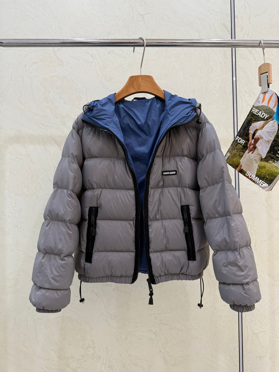 MIUMIU 26S DOWN HOODIE JACKET 1555