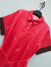 VALENTINO 26S SHORT-SLEEVE POLO DRESS 371