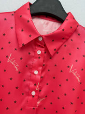VALENTINO 26S SHORT-SLEEVE POLO DRESS 371