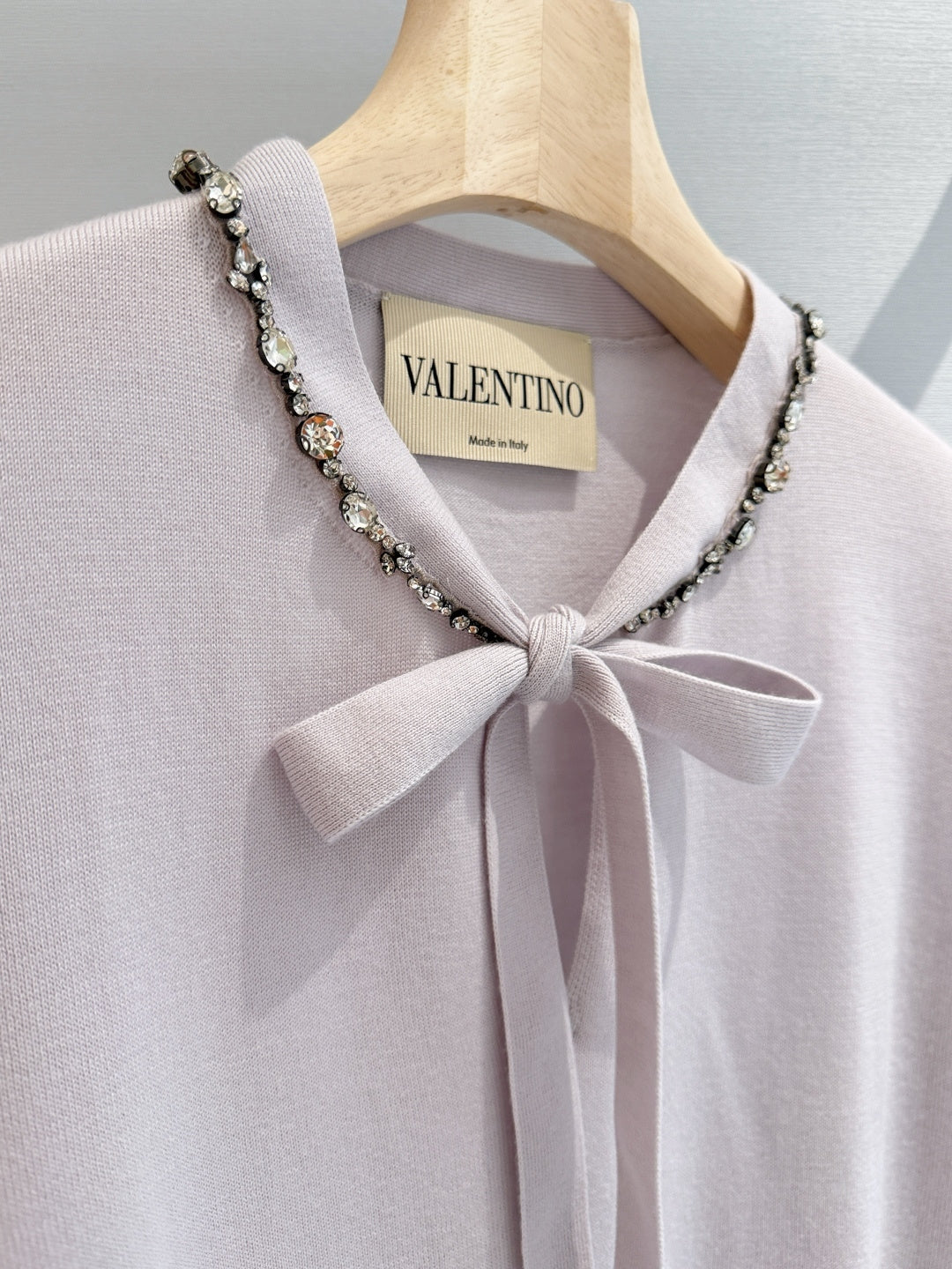 VALENTINO 26S SHORT-SLEEVE KNIT TOP 392