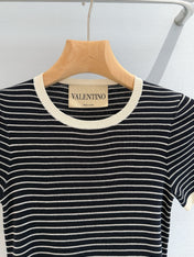VALENTINO 26S SHORT-SLEEVE KNIT T-SHIRT 389