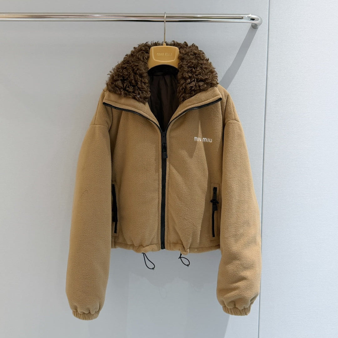 MIUMIU 26S FLEECE DOWN JACKET 1535