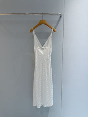 MIUMIU 26S V-NECK SLIP DRESS 1533