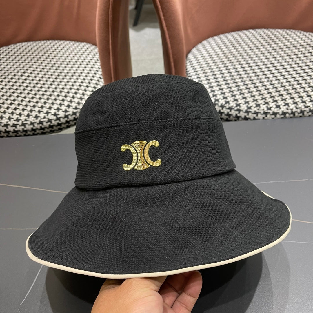 BUCKET HAT MODEL 650290 IN BLACK FABRIC