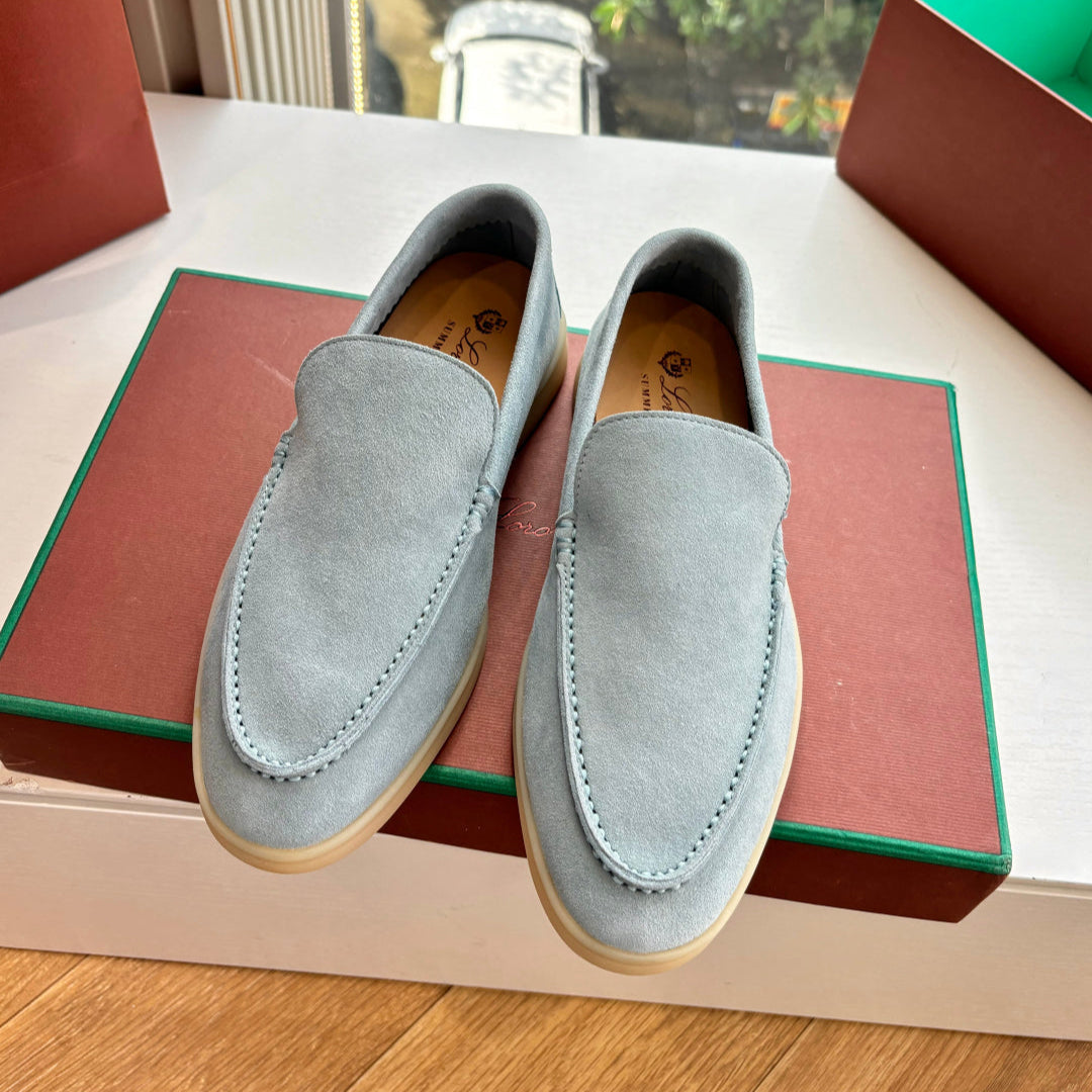 LP LOAFERS 25S IN DUSTY GREEN GRAY CASHMERE