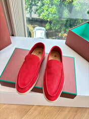 LP LOAFERS 25S IN RED CASHMERE