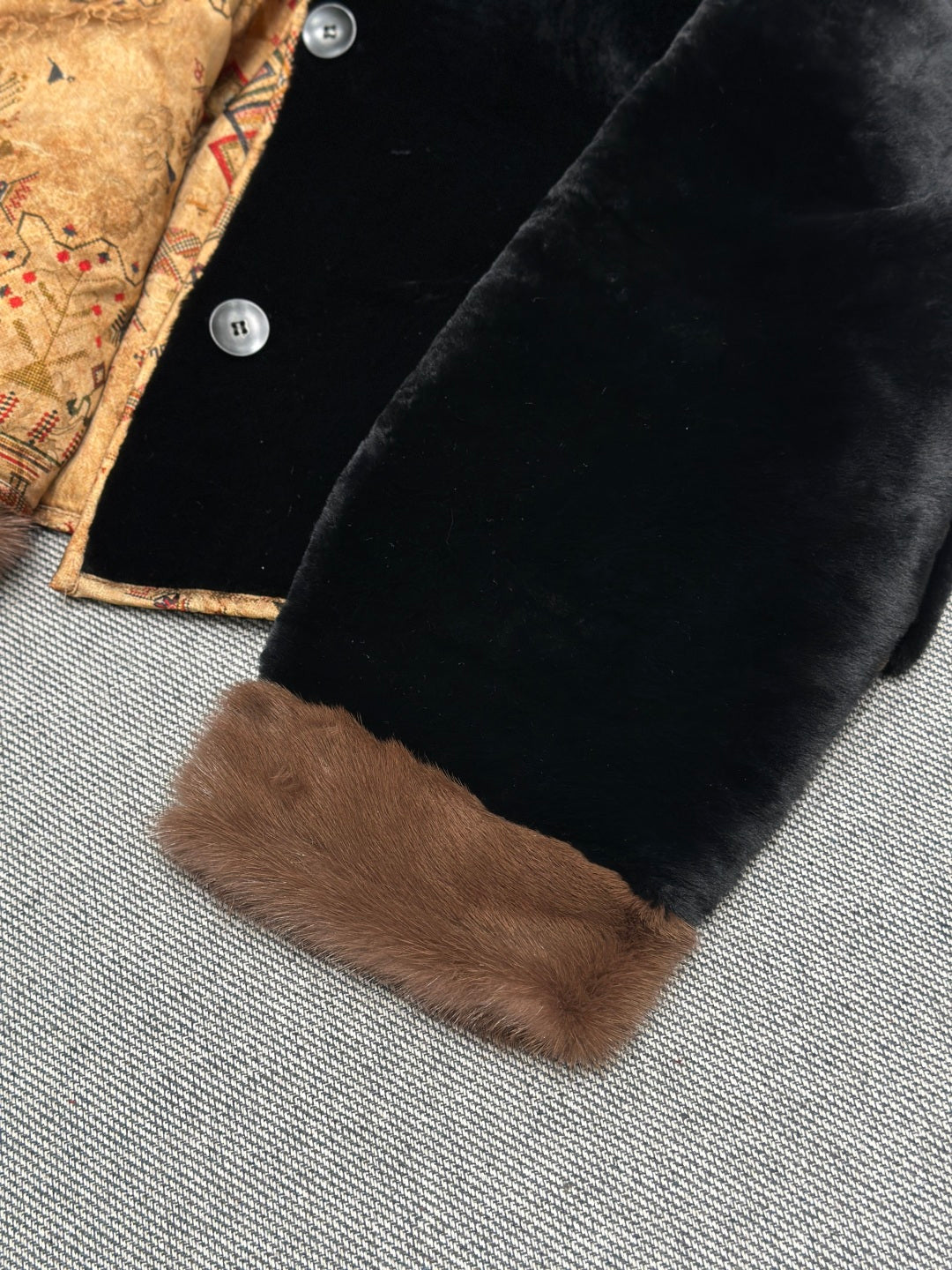 HERMES 25S REVERSIBLE FUR JACKET 474