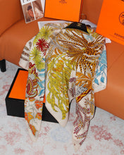 HERMES 26S SCARF 135 IN SILK AND CASHMERE 499968