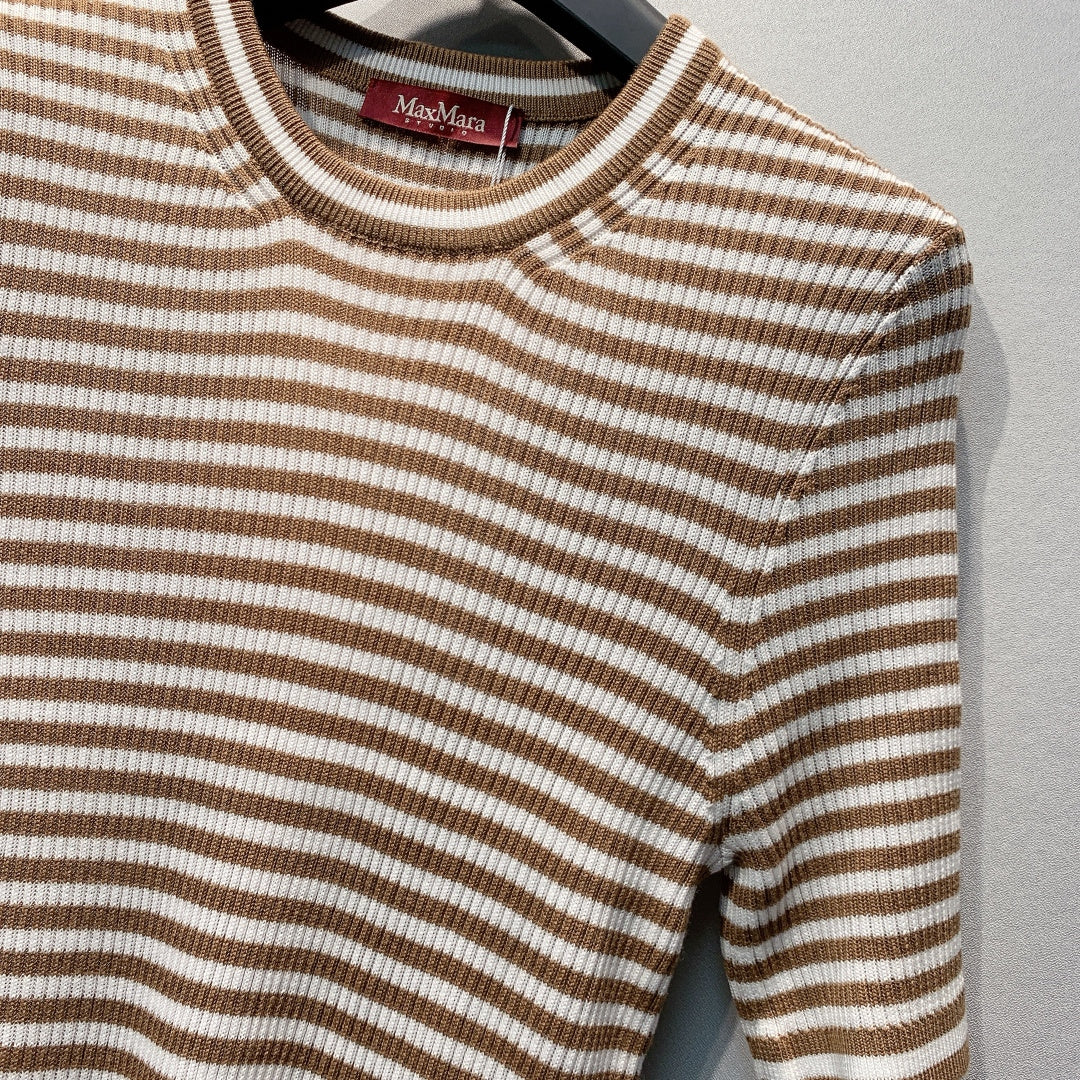 MAXMARA 26S SHORT-SLEEVE KNIT TOP 267