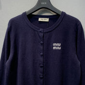 MIUMIU 26S ROUND-NECK CARDIGAN 1381