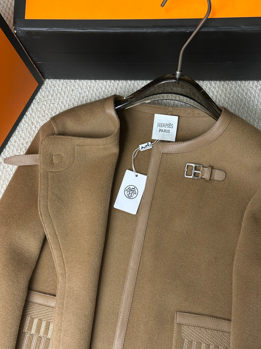 HERMES 25S CASHMERE COAT 215