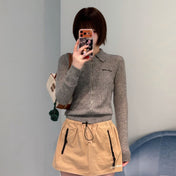 MIUMIU 26S ZIP-UP CARDIGAN 1545
