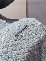 MIUMIU 26S ZIP-UP CARDIGAN 1545