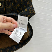 LV  DENIM SLEEVELESS TOP WITH LOGO 264405