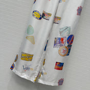 LV PRINTED SILK PANTS 268218