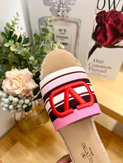 FLAT SLIDE IN COLORFUL CANVAS 2 CM