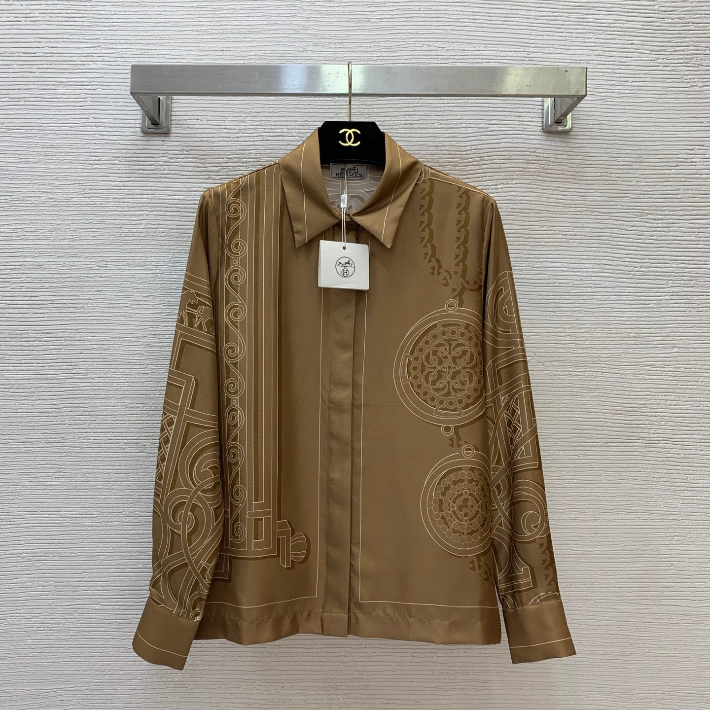 HERMES 26S SHIRT AND SKIRT SET 820