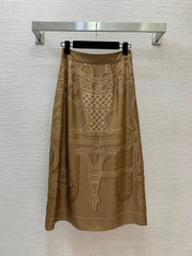 HERMES 26S SHIRT AND SKIRT SET 820
