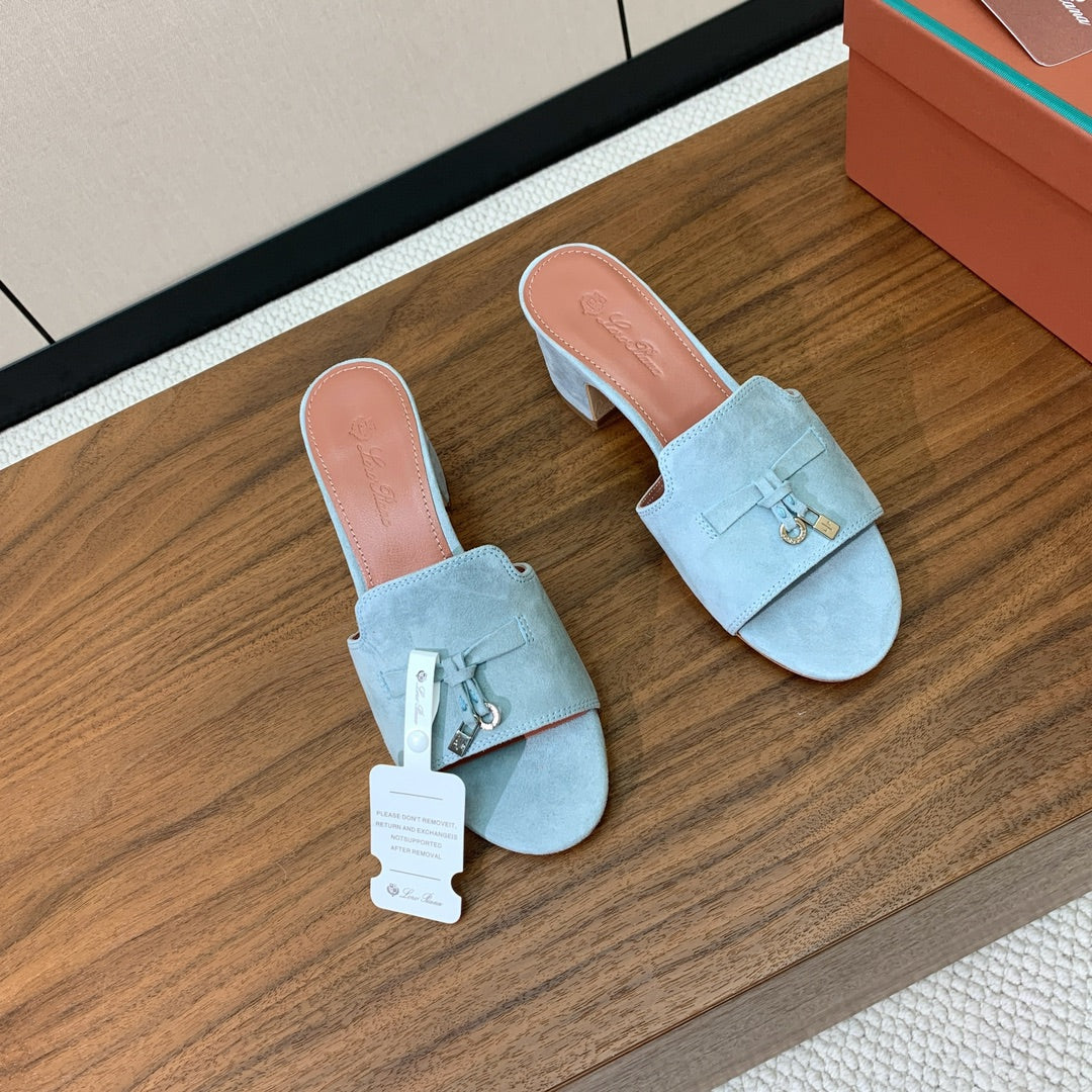 LP HIGH HEELS 25S IN SKY BLUE SUEDE