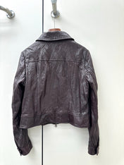 MIUMIU 26S LEATHER JACKET 1318