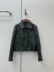 MIUMIU 26S LEATHER JACKET 1316
