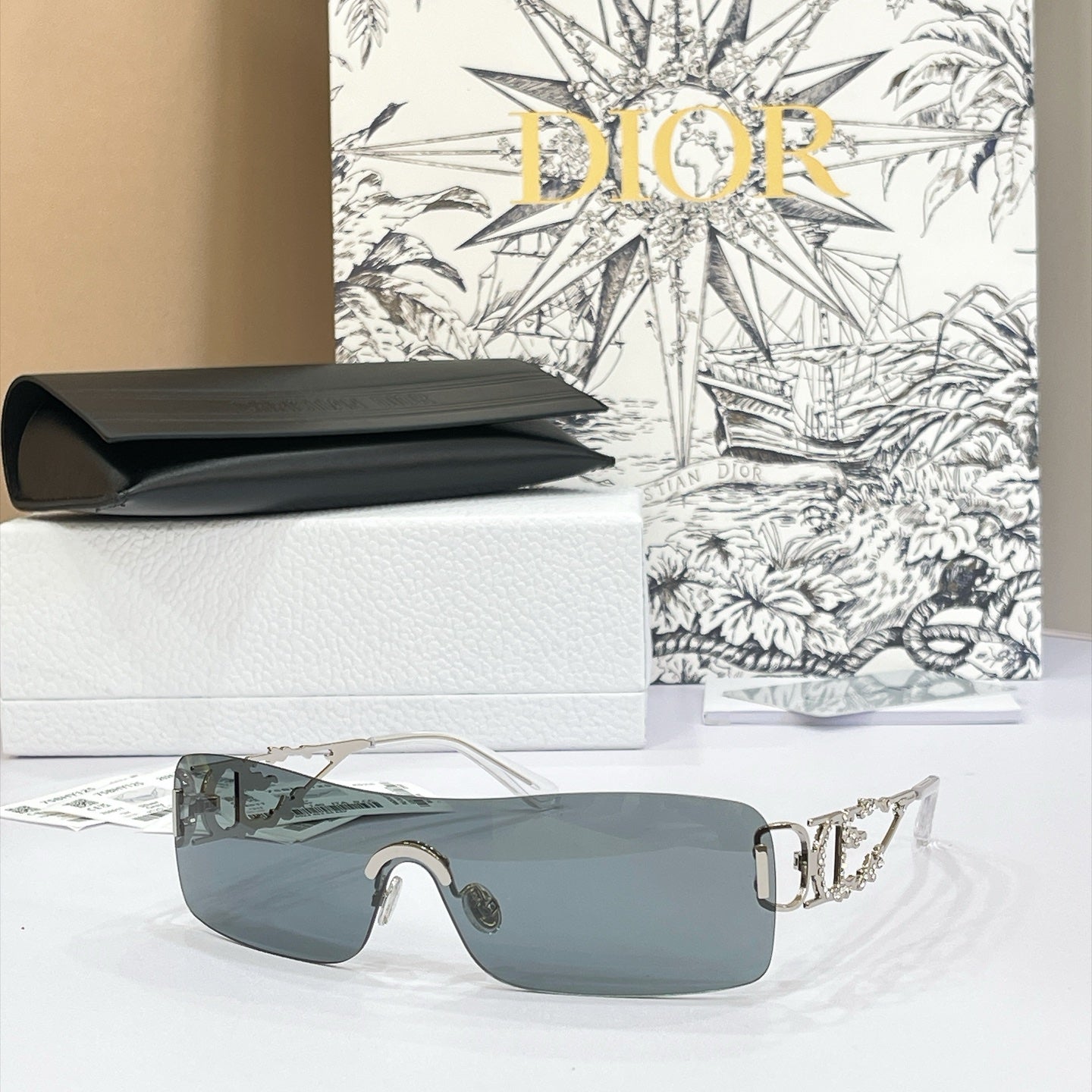 DIOR 26S RIMLESS FRAME IN ACETATE 413375