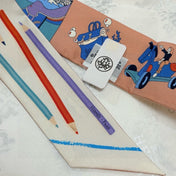 HERMES 26S TWILLY SCARF 86 IN SILK 500086