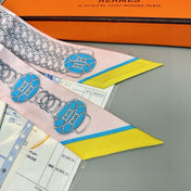 HERMES 26S TWILLY SCARF 86 IN SILK 498650