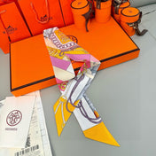 HERMES 26S TWILLY SCARF 86 IN SILK 496176