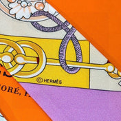 HERMES 26S TWILLY SCARF 86 IN SILK 496176