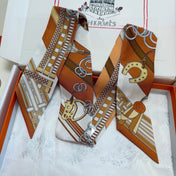 HERMES 26S TWILLY SCARF 86 IN SILK 498654