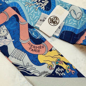 HERMES 26S TWILLY SCARF 86 IN SILK 492605