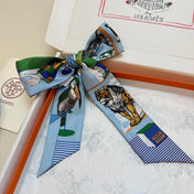 HERMES 26S TWILLY SCARF 86 IN SILK 492614