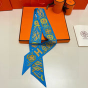 HERMES 26S TWILLY SCARF 86 IN SILK 492634