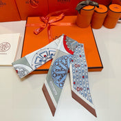 HERMES 26S TWILLY SCARF 86 IN SILK 492642