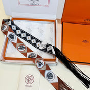HERMES 26S TWILLY SCARF 86 IN SILK 498693
