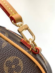 DEAUVILLIE MINI 22 MONOGRAM CANVAS BROWN
