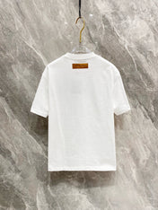 LV WHITE MONOGRAM COTTON T-SHIRT 239487
