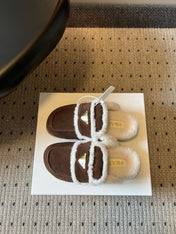 PRADA 26S MULES IN CHOCOLATE BROWN SUEDE
