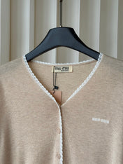 MIUMIU 26S KNIT CARDIGAN 1572