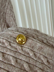 MIUMIU 26S COLLAR KNIT CARDIGAN 1574
