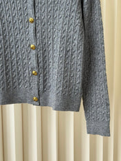 MIUMIU 26S COLLAR KNIT CARDIGAN 1573