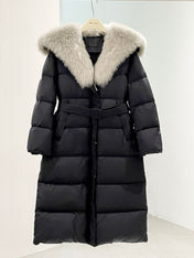 MAX MARA 25S FOX FUR COLLAR DOWN JACKET 180
