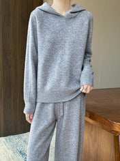 MAX MARA 25S HOODED KNIT SET 137